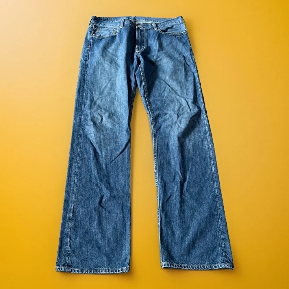 Vintage Polo Ralph Lauren Classic 867 Jeans Mens 34x34 Straight Leg Medium Blue